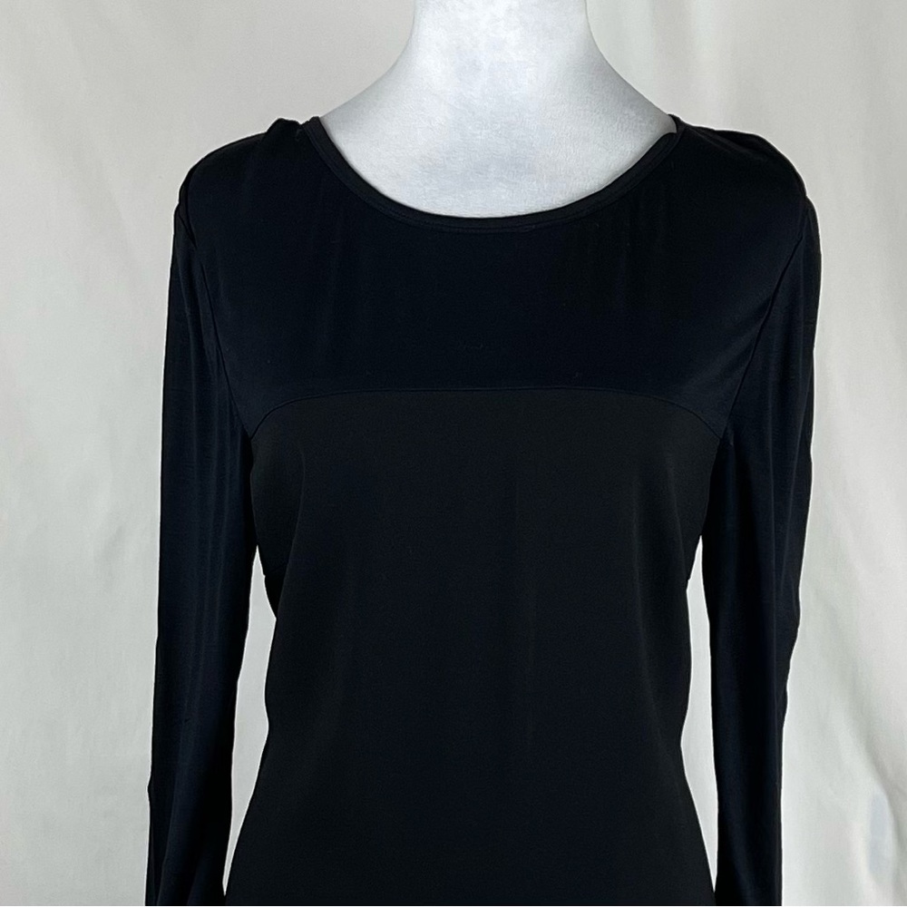 DKNY Black Long Sleeve Dress NWOT Size 6 - Picture 3 of 12